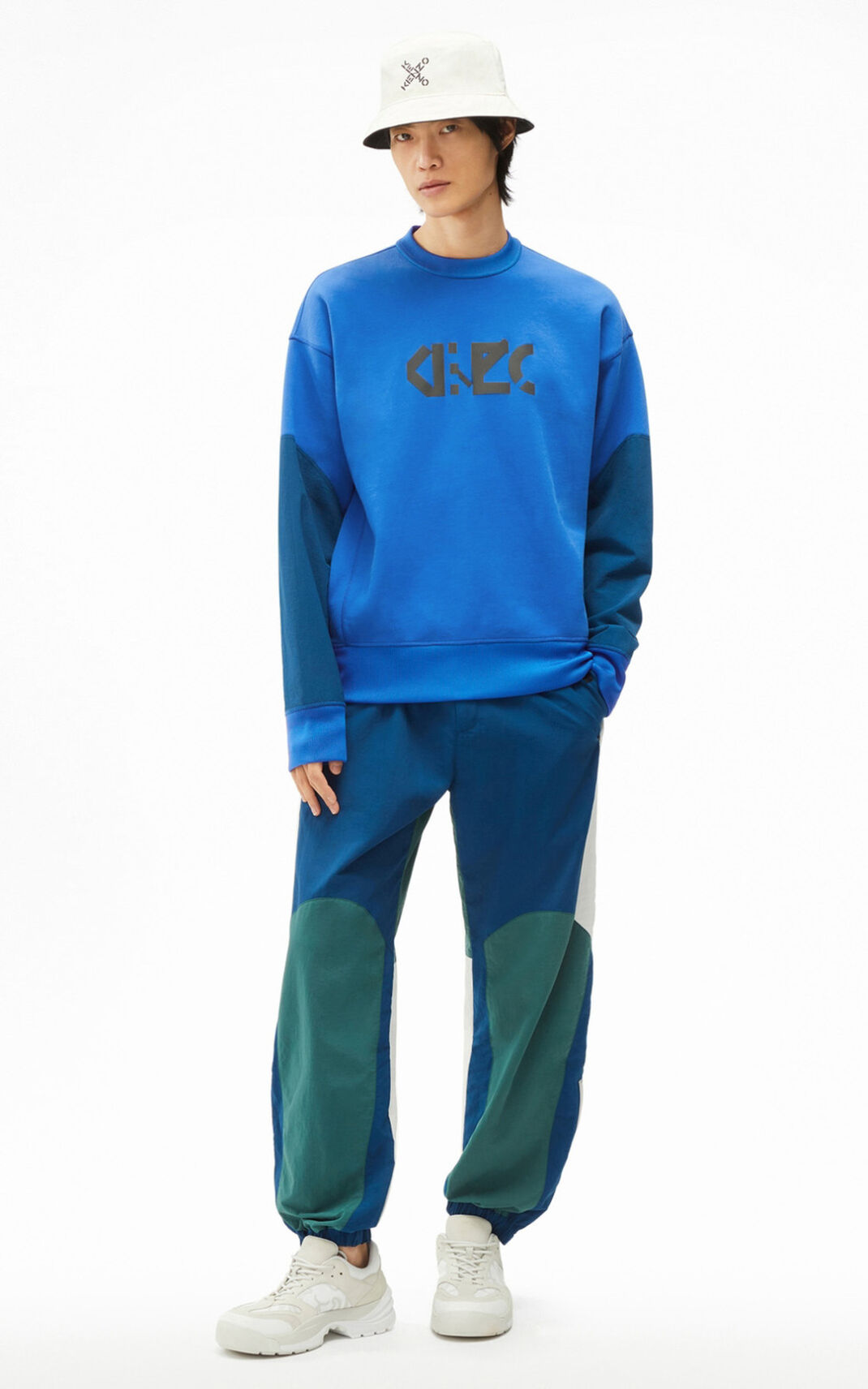 Sweatshirt Kenzo Sport Box Masculino - Azuis | 423BWGXRO